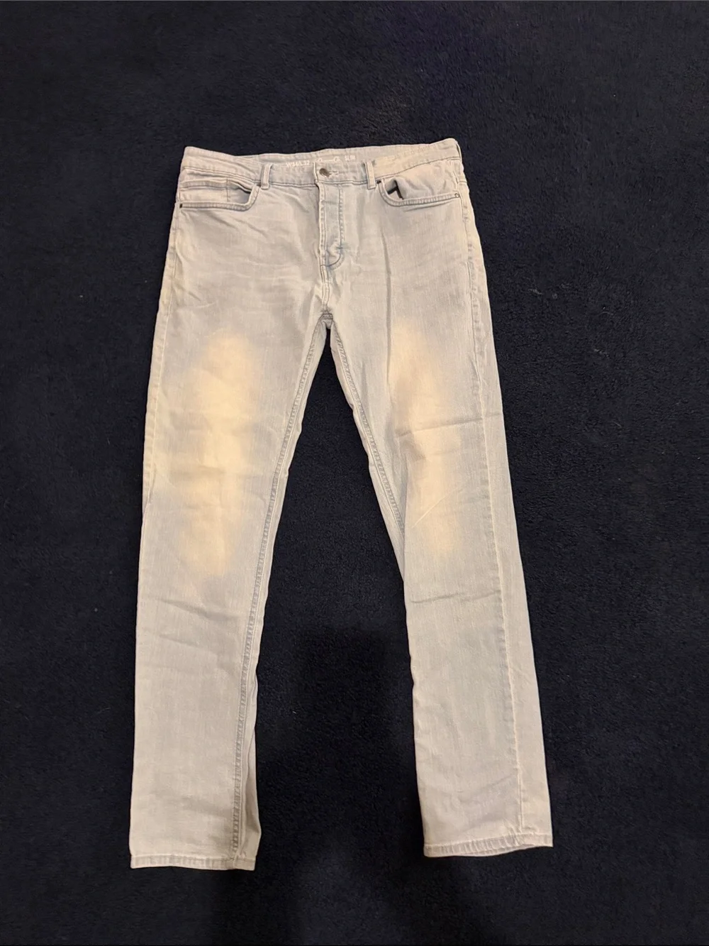 Denim&Co Pale Wash Slim Men's Jeans